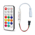RGBZONE RF 21Key LED Controller DC5-24V 63 Effects 1024 Pixels WS2812B WS2811