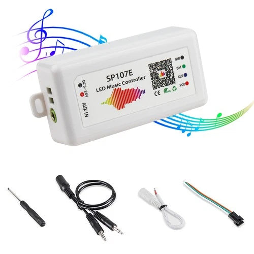RGBZONE SP107E Bluetooth LED Strip Controller 5-24V 960 Pixels Music App WS2812B