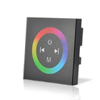 RGBZONE Wall-Mounted Touch Panel RGB LED Controller DC12-24V