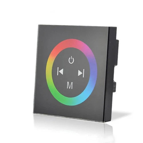 RGBZONE Wall-Mounted Touch Panel RGB LED Controller DC12-24V