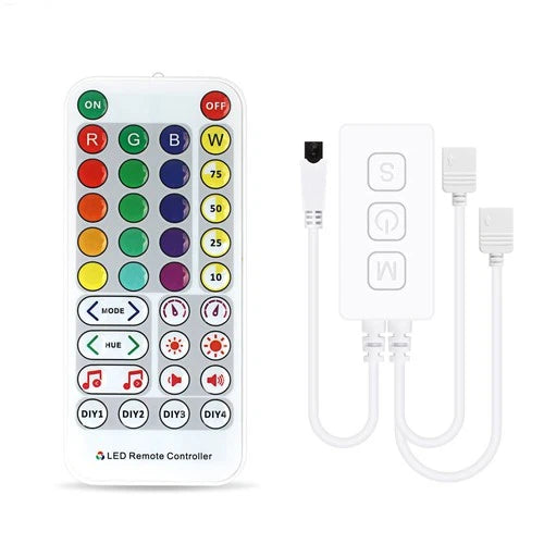 RGBZONE Bluetooth Music RGB LED Controller DC5-24V APP IR Remote SP613E 4pin