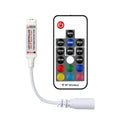 RGBZONE Mini 17Key RGB LED Controller DC5-24V 12A RF Remote For 5050 3528 Strip