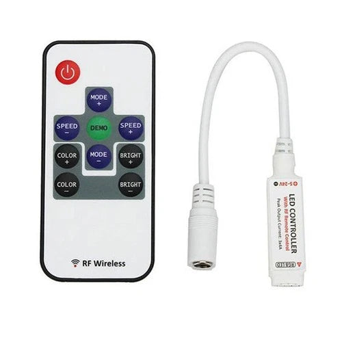 RGBZONE 10Key RGB LED Controller DC5-24V RF Remote 3CH 4A For 5050 3528 Strip Light