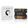 RGBZONE RF Wireless Remote Single Color LED Dimmer 5-24V 30A Touch Panel Wall Switch