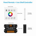 RGBZONE 50A LED Strip Controller RF Touch Panel for RGBW RGBWW LED Light Strips