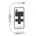 RGBZONE 1x DC 5-24V LED Single Color Strip 11 Keys Mini Dimmer with RF Remote Controller