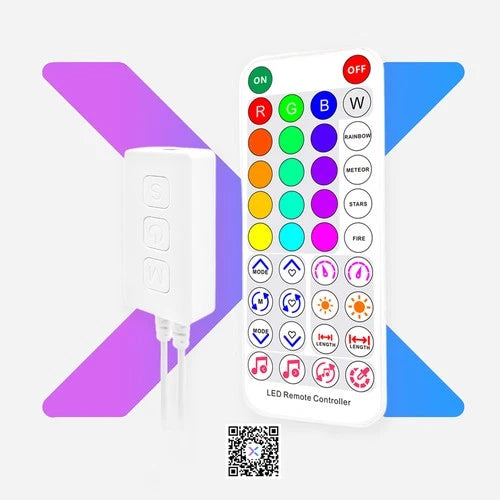 RGBZONE Bluetooth smart music controller LED Strip WS2811 WS2812B Christmas Festival