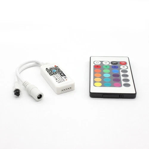 RGBZONE WiFi RGBW LED Controller 5-28V 24Key IR Remote APP Dimmer Smart Home Light