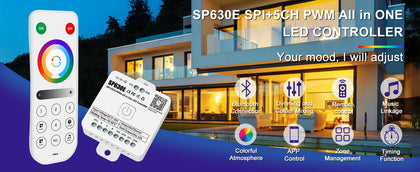 RGBZONE SP630E All-in-One Bluetooth & RF LED Controller Kit
