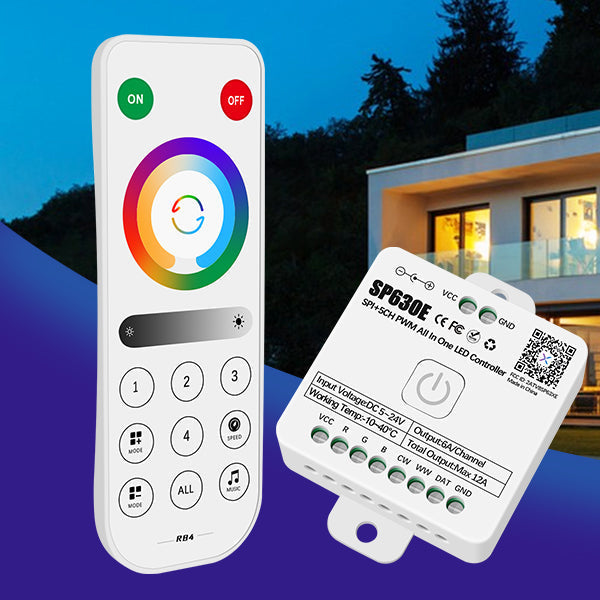 RGBZONE SP630E All-in-One Bluetooth & RF LED Controller Kit